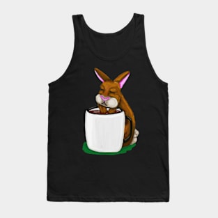 Little rabbit and coffee Tank Top